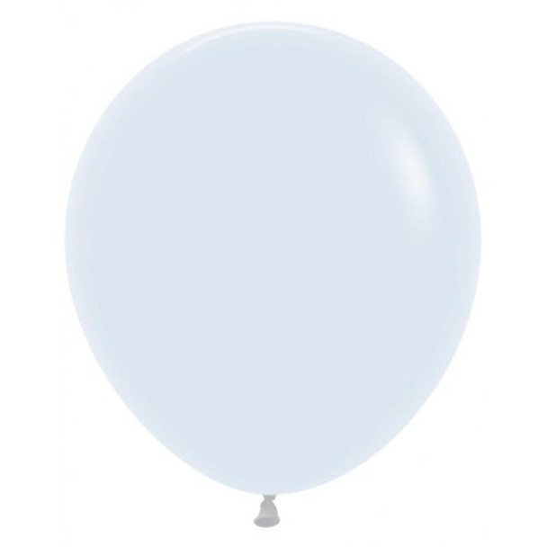 46CM Latex Balloon Standard White (Uninflated)
