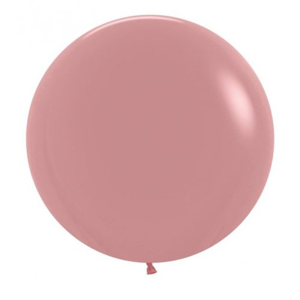 60CM Latex Balloon Standard Rosewood (Uninflated)