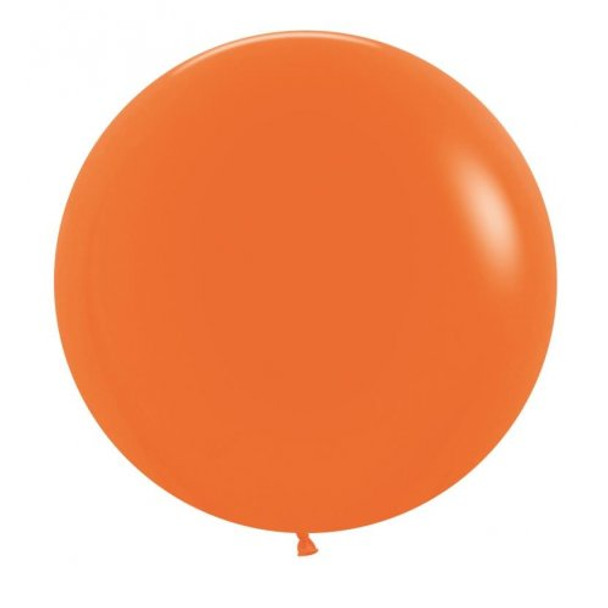 60CM Latex Balloon Standard Orange (Uninflated)