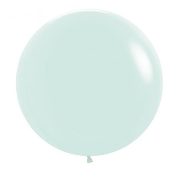 60CM Latex Balloon Matte Pastel Green (Uninflated)