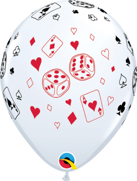 Balloon Cards & Dice - Pack 25 (Uninflated)