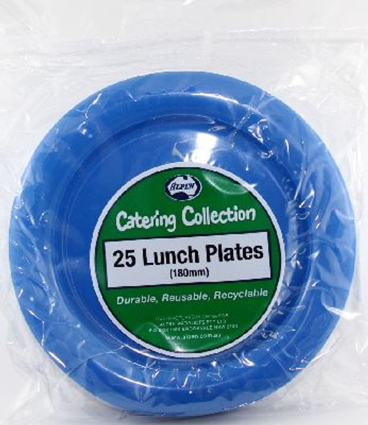 Plate Entree/Lunch - Royal Blue Pk 25 180mm