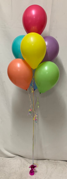 7 Balloon Bouquet - This item can't be purchased online - Please call to arrange delivery.