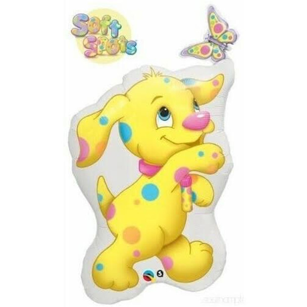 Balloon Foil Supershape Puppy Soft Spots (Uninflated)