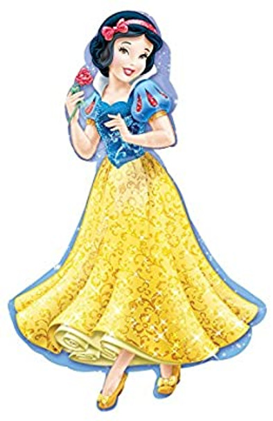Balloon Foil Supershape Snow White w/ Rose Princess (Uninflated)