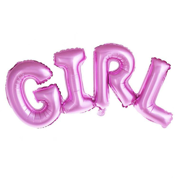 Balloon Foil Girl Banner (Uninflated)