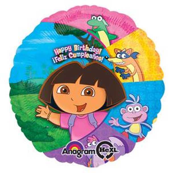 Balloon Foil 18" Dora and Friends (Uninflated)