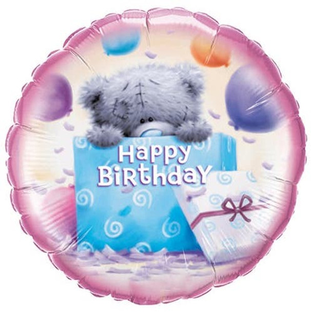 Balloon Foil 18" Happy Birthday Tatty Teddy (Uninflated)