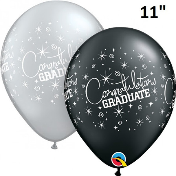 Balloon Congratulations Graduate Wrap 11" Pack of 10 (Uninflated)