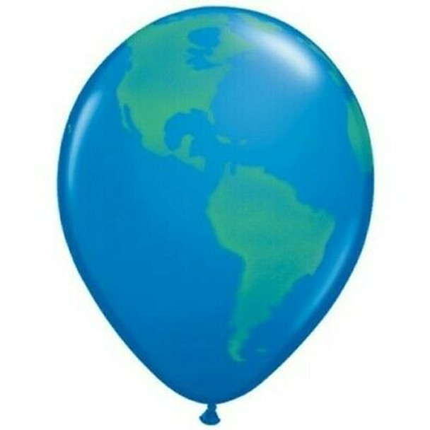 Balloon Earth 11" Pack of 25