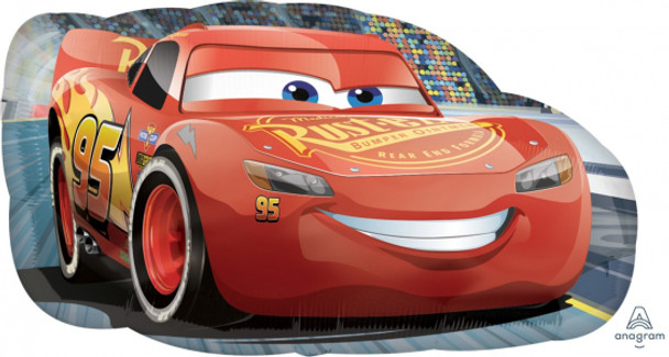 Balloon Foil Supershape Cars Lightning McQueen (Uninflated)