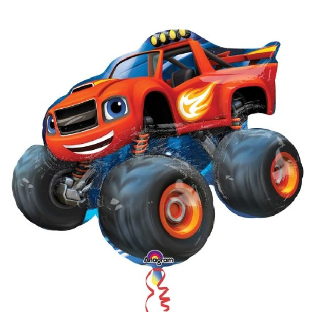 Balloon Foil Supershape Blaze Truck (Uninflated)