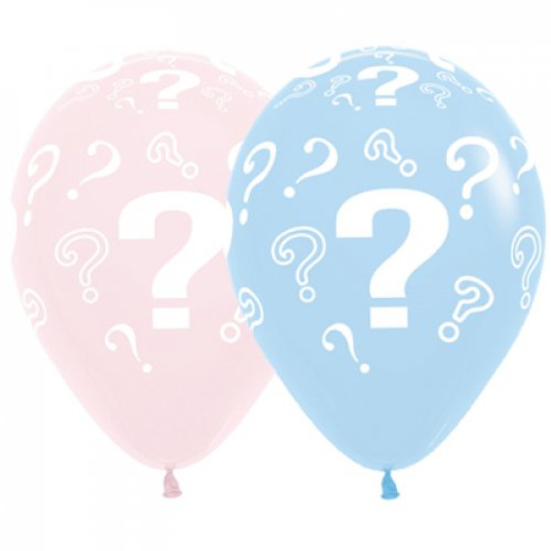 Balloon Question Marks ? Pastel Matte 11" Pack of 25 (Uninflated)
