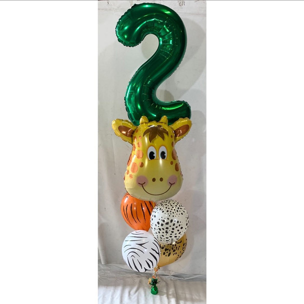 6 Balloon Bouquet - Double Supershape Bouquet - This item can't be purchased online - Please call to arrange delivery