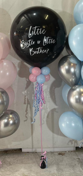 60cm Confetti Filled Gender Reveal Balloon - This item can't be purchased online - Please call to arrange delivery.