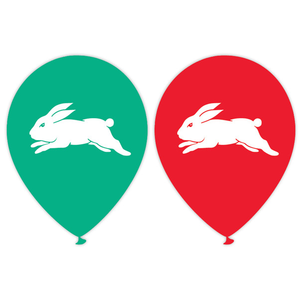 Balloon NRL South Sydney Rabbitohs 11" Pack of 10 (Uninflated)