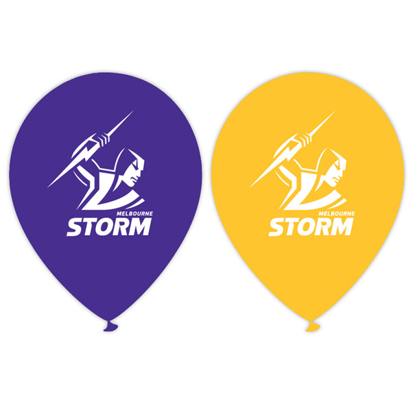 Balloon NRL Melbourne Storm 11" Pack of 25 (Uninflated)