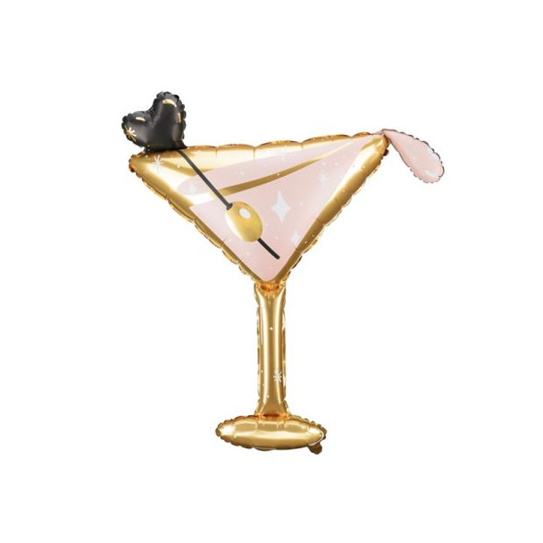Balloon Foil Supershape Martini Cocktail (Uninflated)