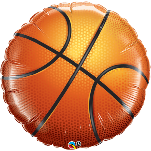 Balloon Foil Supershape Basketball (Uninflated)