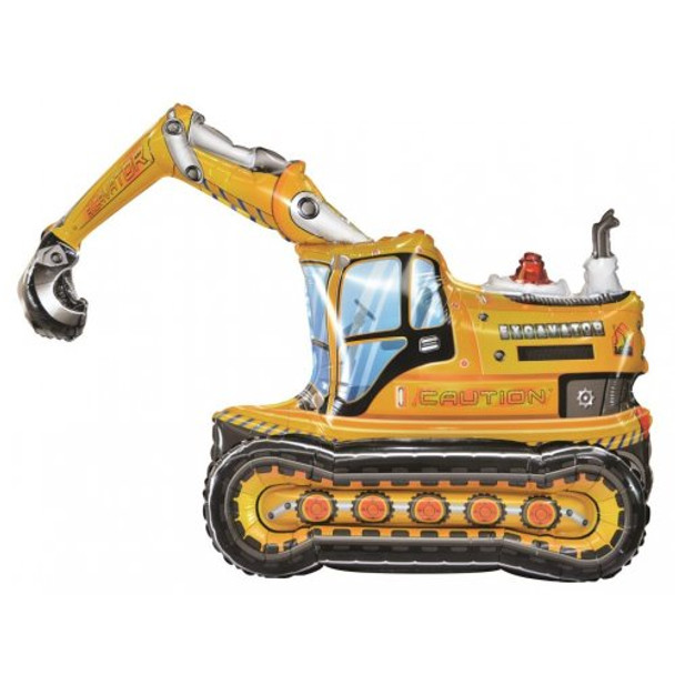 Balloon Foil Supershape Standing Airz Excavator (Uninflated)