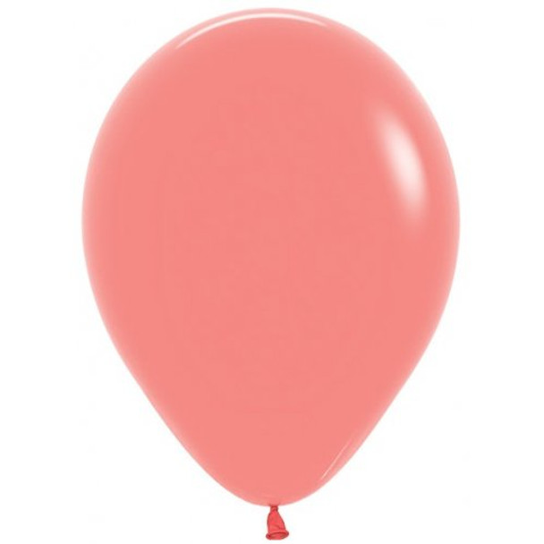 Balloons Standard/Pastel Pkt 25 - Tropical Coral (Uninflated)