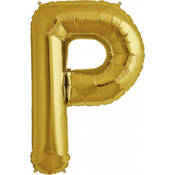 Balloon 34” (86cm) Letter P Gold
