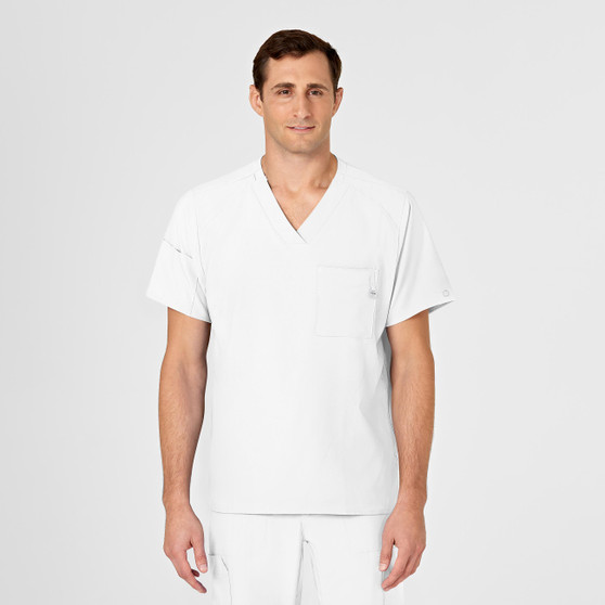 W123 Men SCTC LPN Uniform Scrub Top w/ Logo