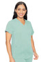 MEDCOUTURE TOUCH V-NECK SHIRTTAIL TOP