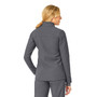 Carhartt women jacket. Rugged Flex Peak Bonded Fleece Scrub Jacket. C81023. Pewter jacket. Multiple pockets. Water resistant. Zipper jacket. Ribbed sleeve cuffs.