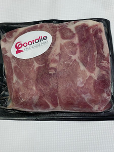 Australia Gooralie free range pork collar steak 400g Australia Gooralie free range pork collar steak 400g