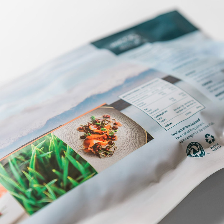 Freshwater king salmon fillet