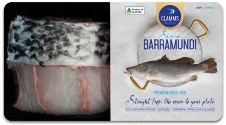 Barramundi skin on (280g)