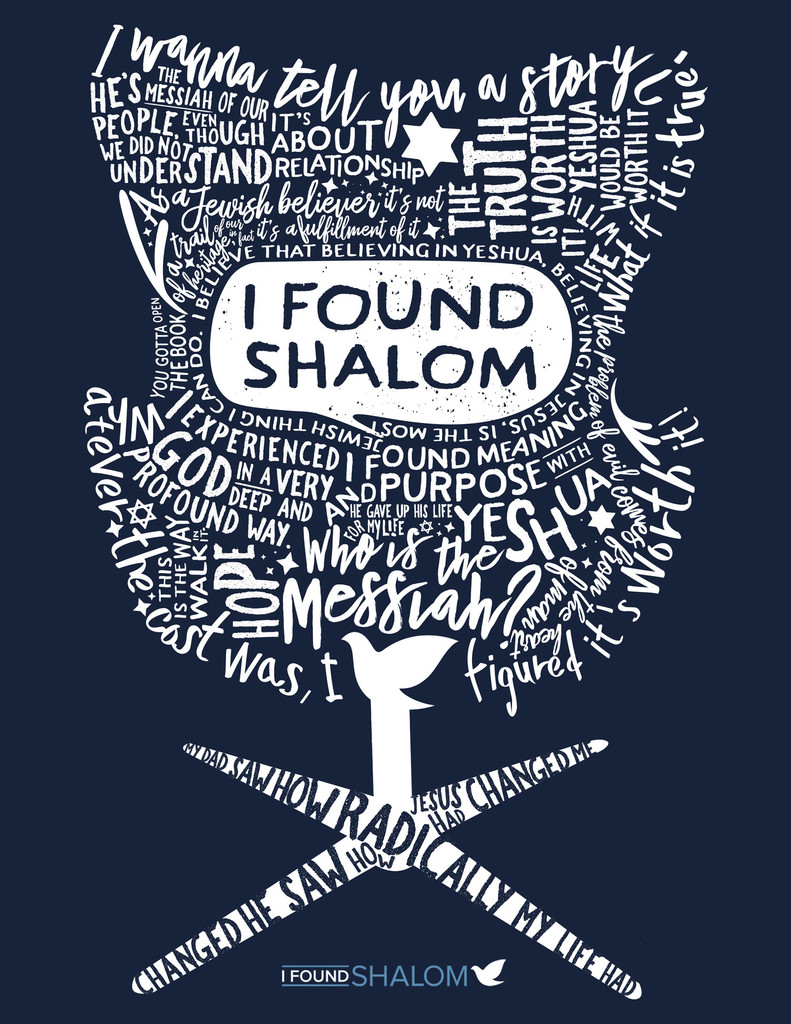 "I Found Shalom" Blue T-Shirt
