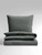 Flannel Duvet Cover Set LAGO *graphite / dark grey*