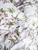 Duvet Cover Set "ELEGANT FLORAL" / White Botanical with Soft Pink Accents