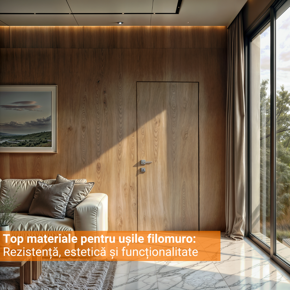Top materiale inovatoare pentru ușile de interior: Rezistență, estetică și funcționalitate