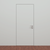 Ușă filomuro vopsită RAL7035