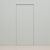 Ușă glisantă, vopsită în perete - RAL7035