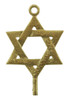 1 1/8" Flat Star of David