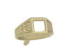 7mm Square Flat Stone Setting Ring