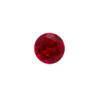 Round Ruby Simulated Corundum