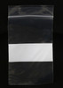 4" x 6" Plastic Zipper Bag White Block 100 Pcs