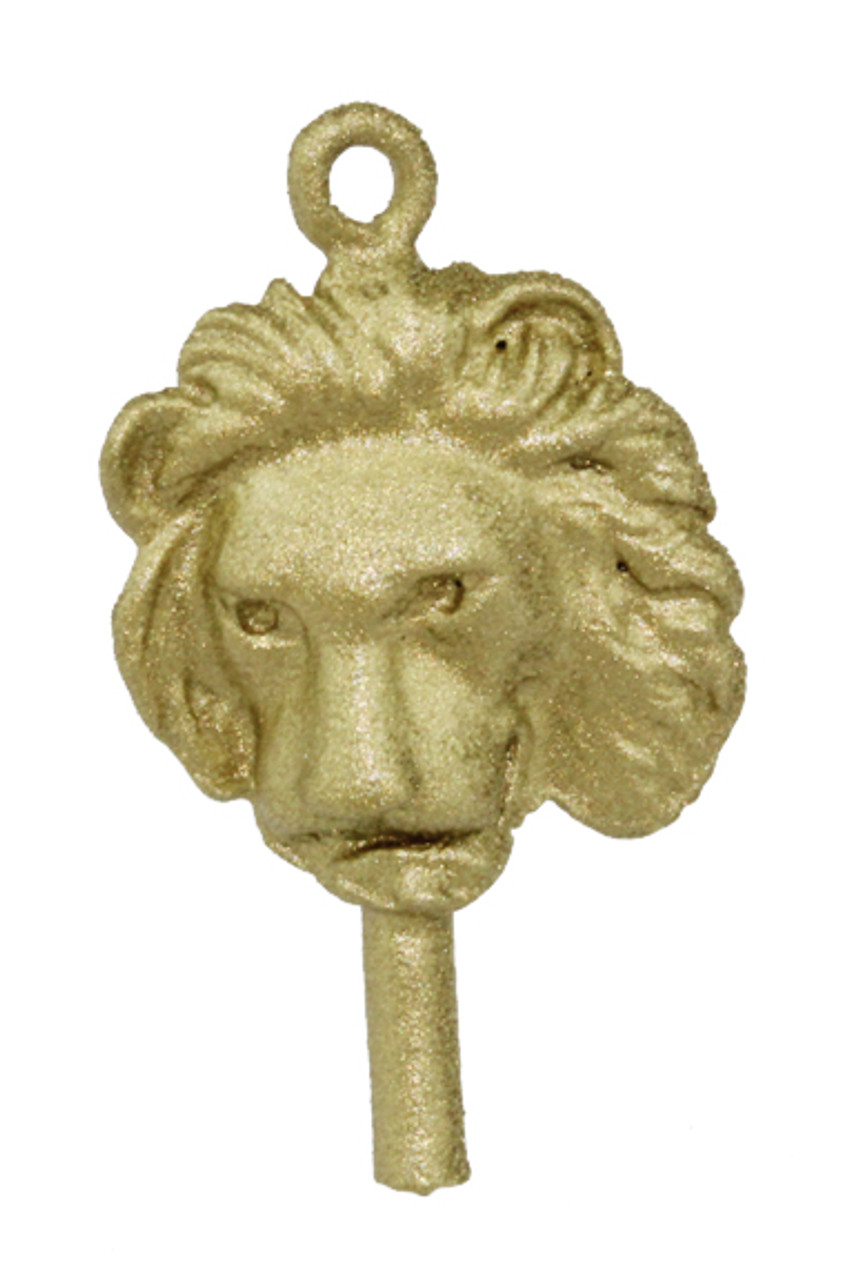 3/4" Lion Face Charm