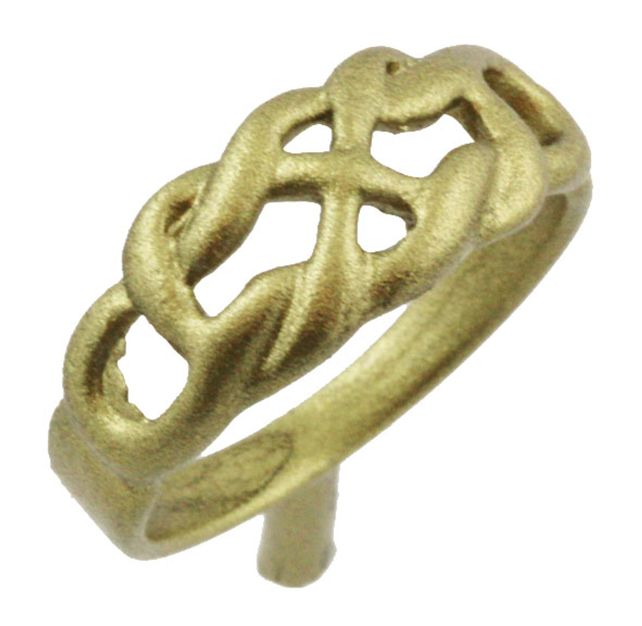 1/4" Celtic Ring With Open Weaves