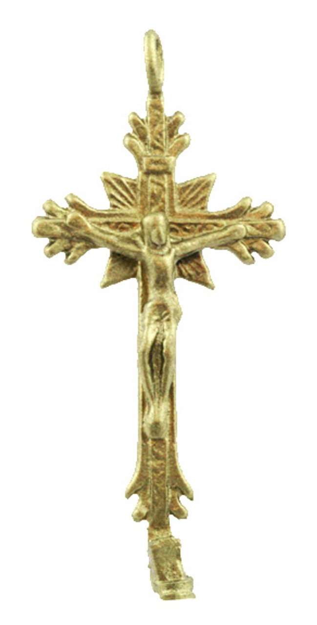 1 3/8" Christ on Fancy Cross