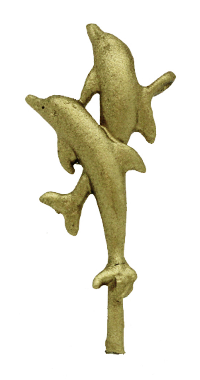 1 1/4" Two Dolphins