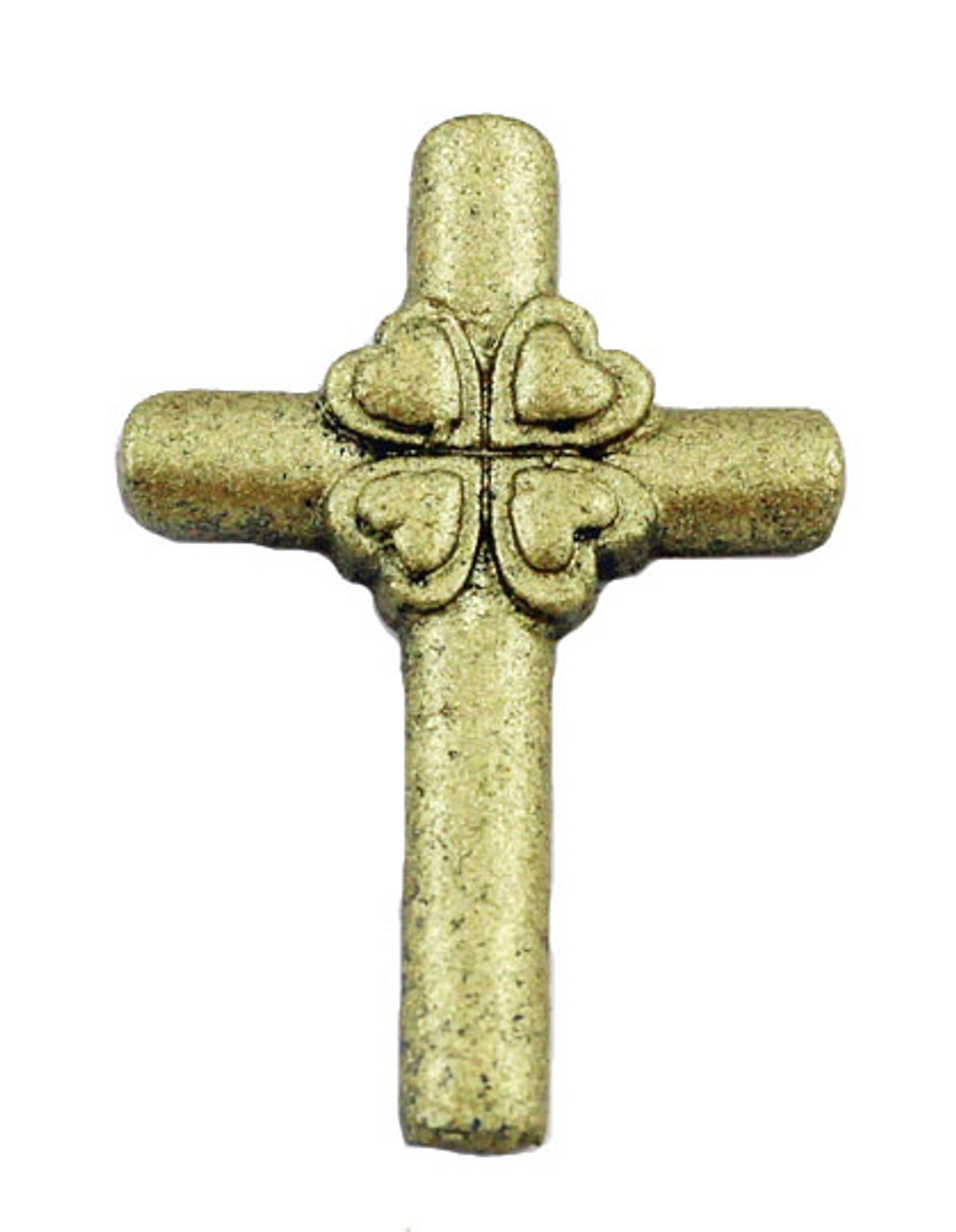 Cross with 4 Hearts