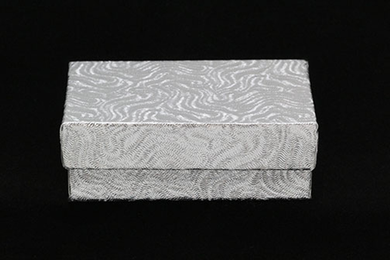 Silver Cotton Filled boxes #32 (10 Boxes)