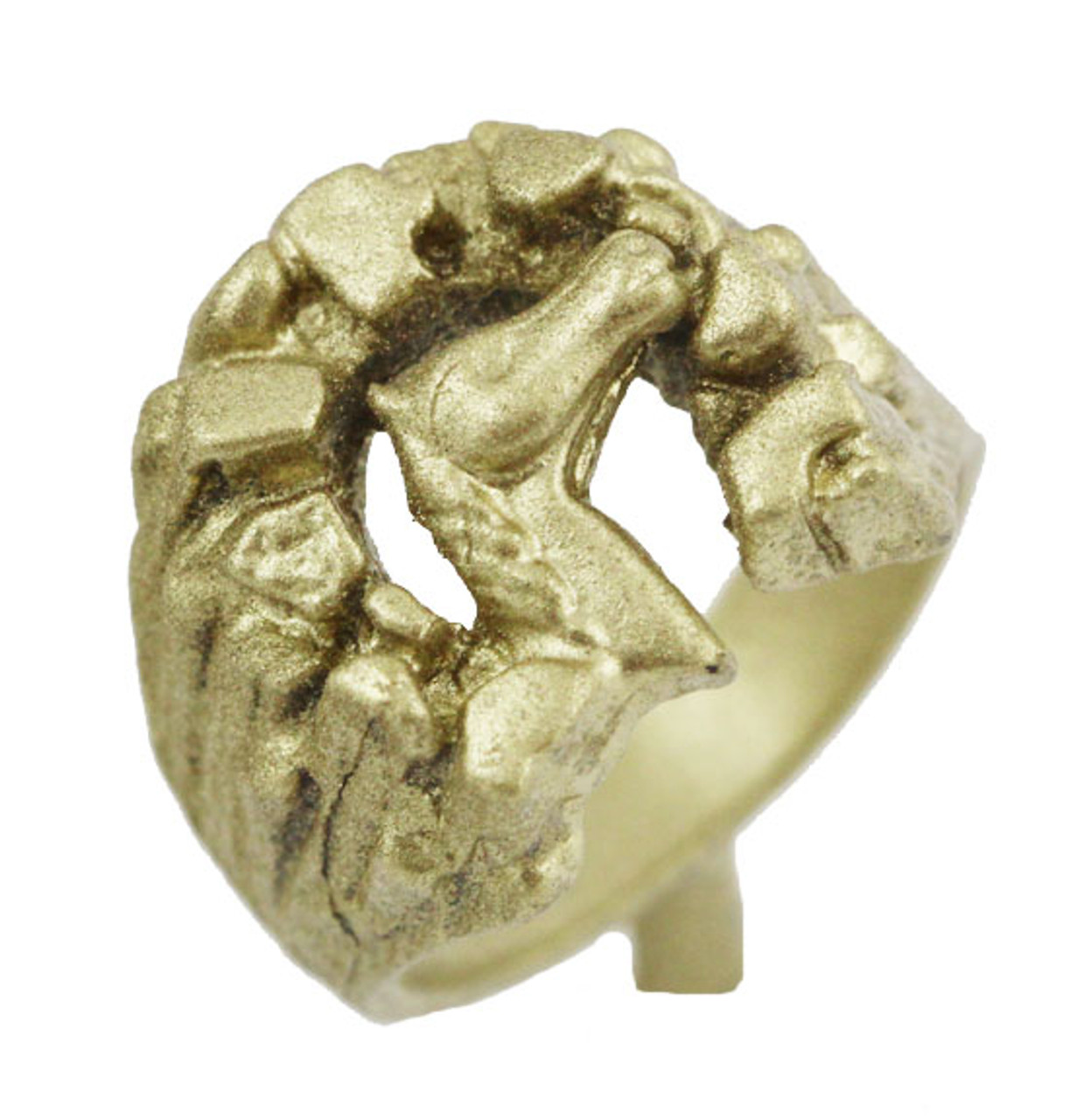 Horse Head Nugget Ring