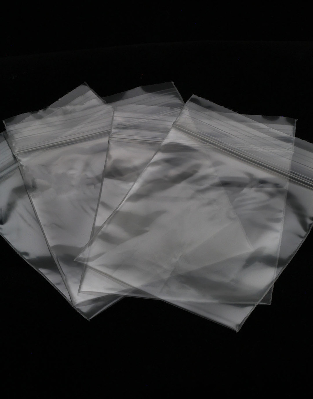 4" x 4" Plastic Zipper Bag 100 Pcs